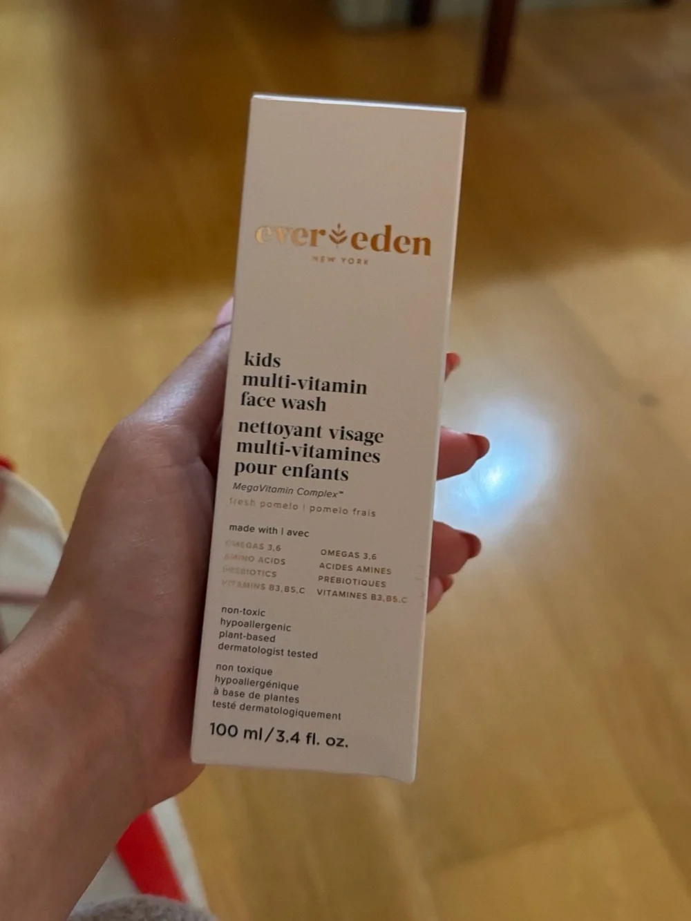 Evereden Kids Multi-Vitamin Face Wash - Peach (100 ml)